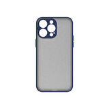 Apple iPhone 14 Pro Max Kılıf Zore Hux Kapak-Lacivert