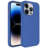 iPhone 11 Pro Max Uyumlu Magsafe Wireless Şarj Özellikli Pastel Renk Silikon Zore Plas Kılıf-M