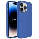 iPhone 13 Pro Max Uyumlu Magsafe Wireless Şarj Özellikli Pastel Renk Silikon Zore Plas Kılıf-M