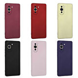 Huawei Nova 10 Pro Kılıf Zore Premier Silikon Kapak-Mürdüm