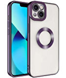 iPhone 14 Pro Kılıf Kamera Korumalı Logo Gösteren Omega Kapak