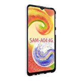 Galaxy A04 Uyumlu Zore Süper Silikon Kapak-Renksiz