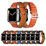 ​​​Apple Watch 38mm KRD-76 PU Deri Kordon Strap Kayış