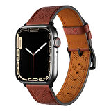 ​​​Watch 7 45mm Uyumlu KRD-76 PU Deri Kordon