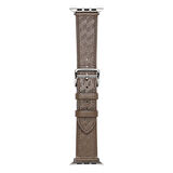 ​​​Watch 7 45mm Uyumlu KRD-76 PU Deri Kordon Strap Kayış CLO- Turuncu