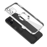 iPhone 11 Uyumlu Kamera Korumalı Logo Gösteren MKST Omega Kılıf-Lila