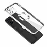 Apple iPhone 11 Kılıf Kamera Korumalı Logo Gösteren Zore Omega Kapak
