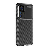 Xiaomi Mi 12T Pro Kılıf Zore Negro Silikon Kapak-Siyah
