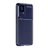 Xiaomi Mi 12T Kılıf Zore Negro Silikon Kapak-Lacivert