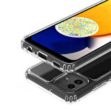 Galaxy A04 Uyumlu Zore 2mm Anti Shock Silikon-Renksiz
