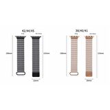 ​​​Apple Watch 7 45mm KRD-78 PU Deri Kordon Strap Kayış