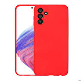 Galaxy A04S Uyumlu Zore Mara Lansman Kapak-Kırmızı