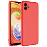 Galaxy A04 Uyumlu Zore Mara Lansman Kapak-Kırmızı