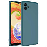 Galaxy A04 Uyumlu Zore Mara Lansman Kapak-Koyu Yeşil