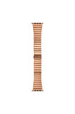 Apple Watch 44mm Kordon Uyumlu Krd-79 Metal Strap Kayış Gold