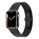 ​​​Watch Ultra 49mm Kordon Uyumlu KRD-79 Metal Strap Kayış CLO- Siyah