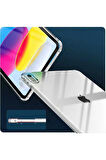 İpad 10.9 2022 (10.NESİL) - Uyumlu Tablet Nitro Anti Shock Silikon Kapak-renksiz