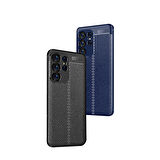 Galaxy S23 Ultra Uyumlu Zore Niss Silikon Kılıf-Lacivert