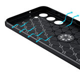 Galaxy S23 Uyumlu Zore Ravel Silikon Kapak-Mavi