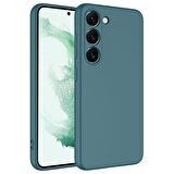 Galaxy S23 Uyumlu Zore Mara Lansman Kapak-Koyu Yeşil