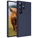 Galaxy S23 Ultra Uyumlu Zore Mara Lansman Kapak-Lacivert