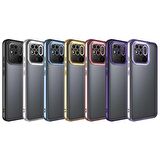 Xiaomi Redmi 10C Kılıf Kamera Korumalı Logo Gösteren Zore Omega Kapak