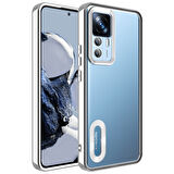Xiaomi Mi 12T Pro Kılıf Kamera Korumalı Logo Gösteren Omega Kapak