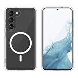 Galaxy S23 Uyumlu Zore Tacsafe Wireless Kapak-Renksiz