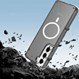 Galaxy S23 Plus Uyumlu Zore Tacsafe Wireless Kılıf-Renksiz