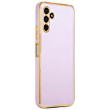 Galaxy A04S Uyumlu Zore Bark Kapak-Lila