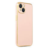 iPhone 14 Uyumlu Zore Bark Kılıf-Rose Gold