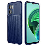 Xiaomi Redmi Note 11E Kılıf Zore Negro Silikon Kapak-Lacivert
