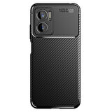 Xiaomi Redmi Note 11E Kılıf Zore Negro Silikon Kapak-Lacivert
