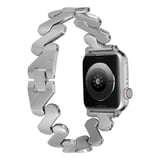 ​​​Watch 7 45mm Kordon Uyumlu KRD-80 Metal Strap Kayış CLO- Gümüş