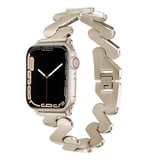 ​​​Watch 7 45mm Kordon Uyumlu KRD-80 Metal Strap Kayış CLO- Siyah