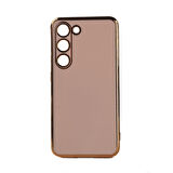 Galaxy S23 Plus Uyumlu Zore Bark Kapak-Rose Gold