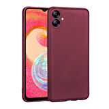 Galaxy A04E Uyumlu Zore Premier Silikon Kapak-Mürdüm