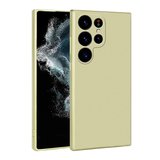 Galaxy S23 Ultra Uyumlu Zore Premier Silikon Kılıf-Gold