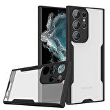Galaxy S23 Ultra Uyumlu Zore Parfe Kılıf-Siyah