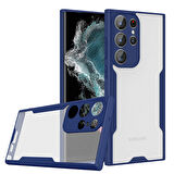 Galaxy S23 Ultra Uyumlu Zore Parfe Kılıf-Lacivert