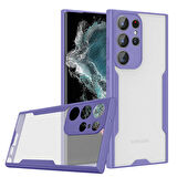 Galaxy S23 Ultra Uyumlu Zore Parfe Kapak-Mor