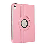 iPad 11.Nesil 2025 ​HLP Dönebilen Standlı Kılıf - Pembe