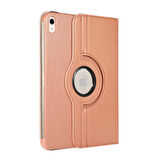 iPad 11.Nesil 2025 ​ARTH Dönebilen Standlı Kılıf - Rose Gold