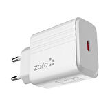 Beyaz Play Serisi PL2 Type-C to Lightning 2in1 PD Seyahat Şarj Aleti 20W-Zore