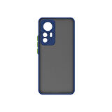Xiaomi Mi 12T Pro Kılıf Zore Hux Kapak-Lacivert