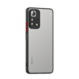 Xiaomi Redmi Note 11 Pro 5G Kılıf Zore Hux Kapak-Siyah