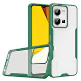 Vivo Y35 Kılıf Zore Parfe Kapak-Koyu Yeşil