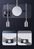 iPhone 14 Pro Max  Wireless Şarj Özellikli Hibrit Magsafe kılıf