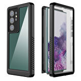 Galaxy S23 Ultra Uyumlu 1-1 Su Geçirmez Uyumlu-Siyah