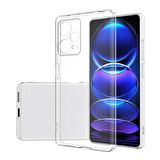 Xiaomi Redmi Note 12 Pro 5G Şeffaf Süper Silikon Kılıf